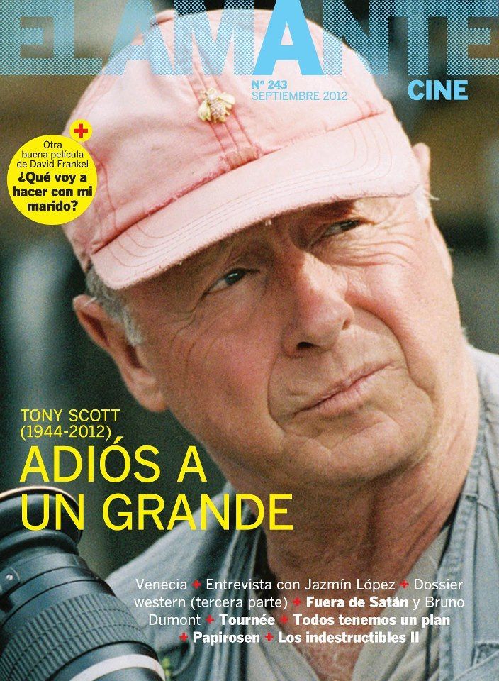 AMANTE CINE | EL magazine side cover Issue 243  Digital edition only September 2012