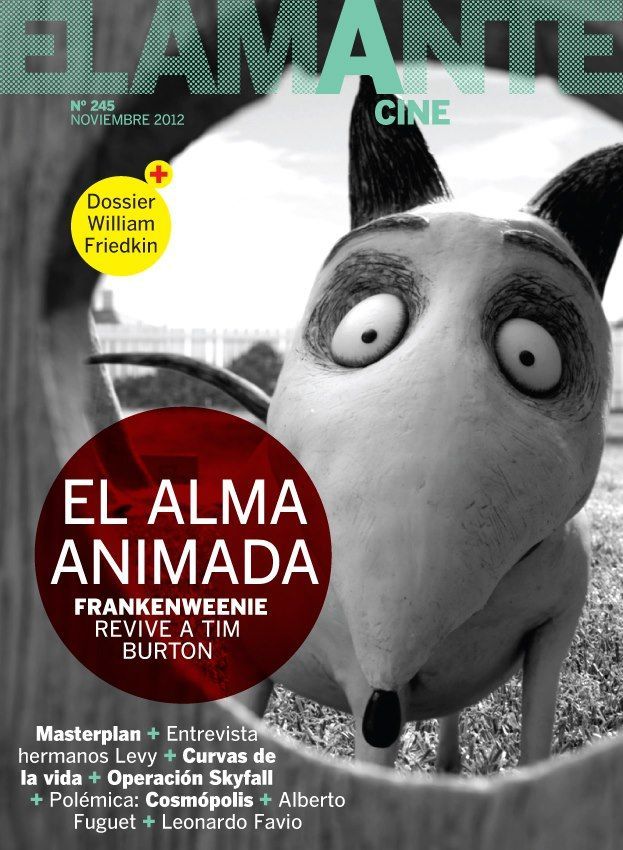 AMANTE CINE | EL magazine side cover Issue 245  Digital edition only November 2012