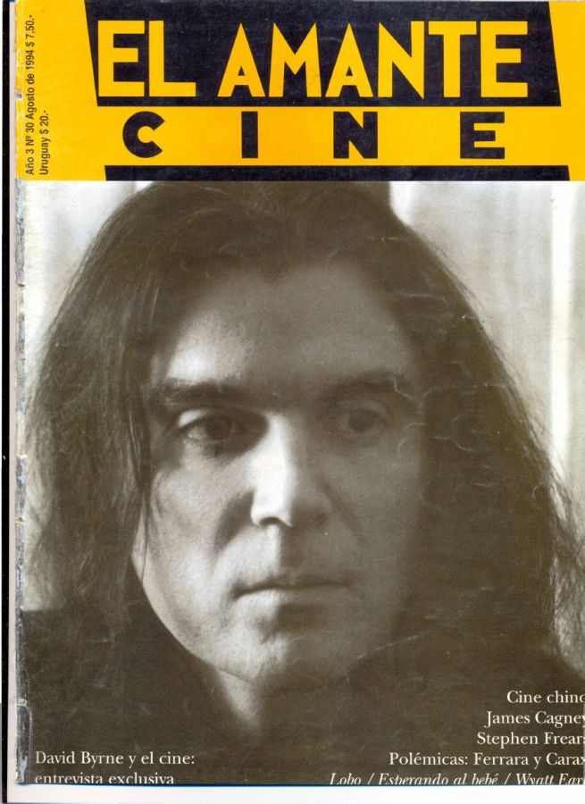 AMANTE CINE | EL magazine side cover Issue 30 August 1994