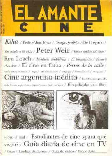 AMANTE CINE | EL magazine side cover Issue 31 September 1994