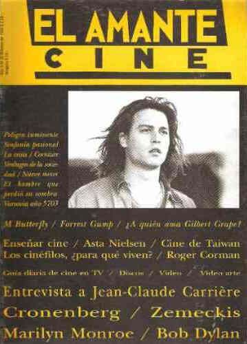 AMANTE CINE | EL magazine side cover Issue 32 October 1994