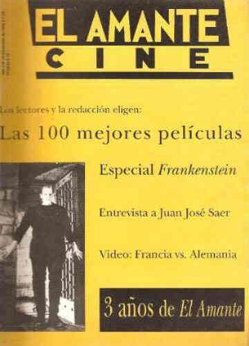 AMANTE CINE | EL magazine side cover Issue 34 December 1994