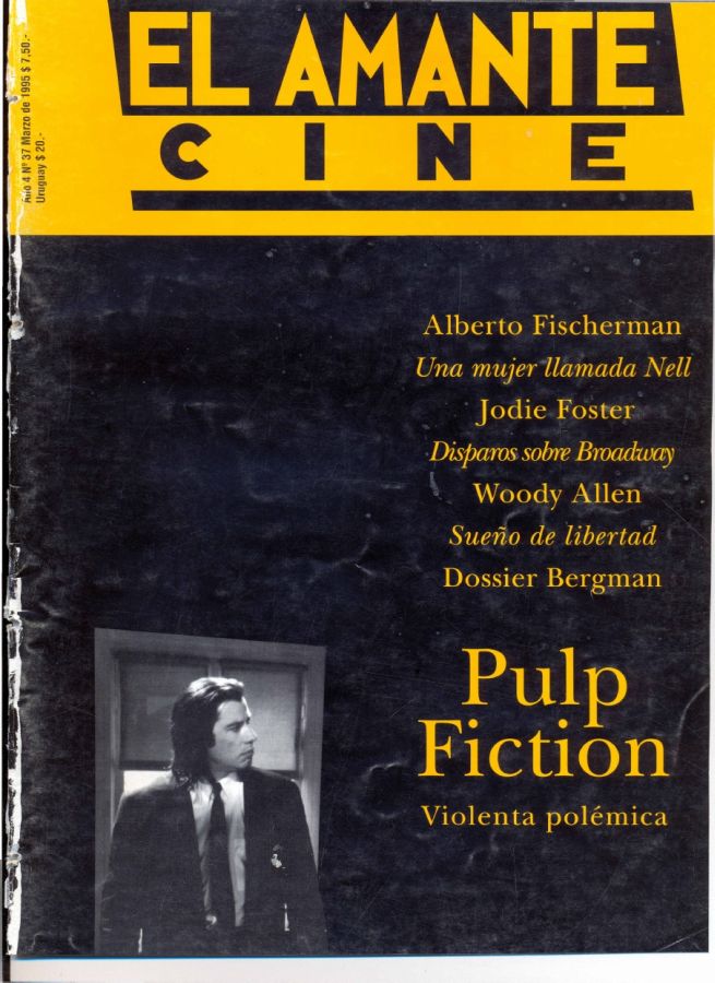 AMANTE CINE | EL magazine side cover Issue 37 March 1995