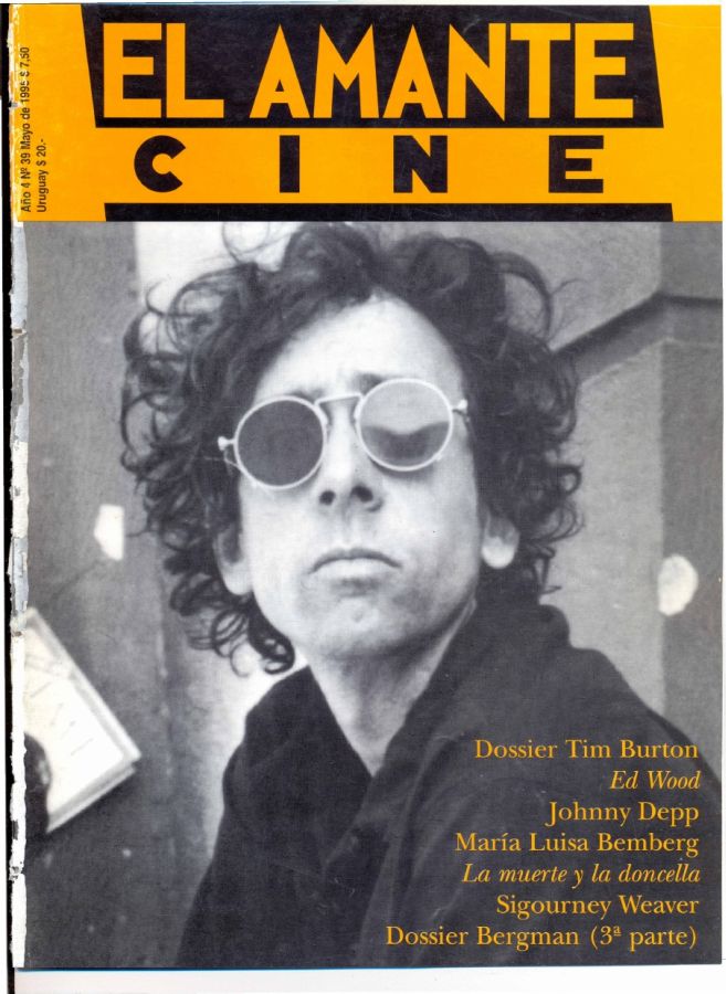 AMANTE CINE | EL magazine side cover Issue 39 May 1995