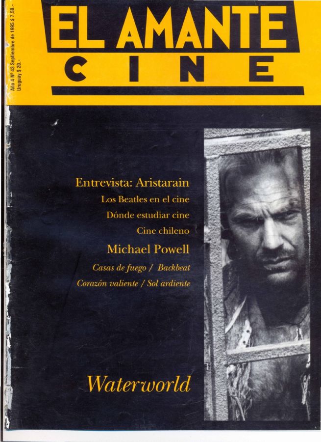 AMANTE CINE | EL magazine side cover Issue 43 September 1995
