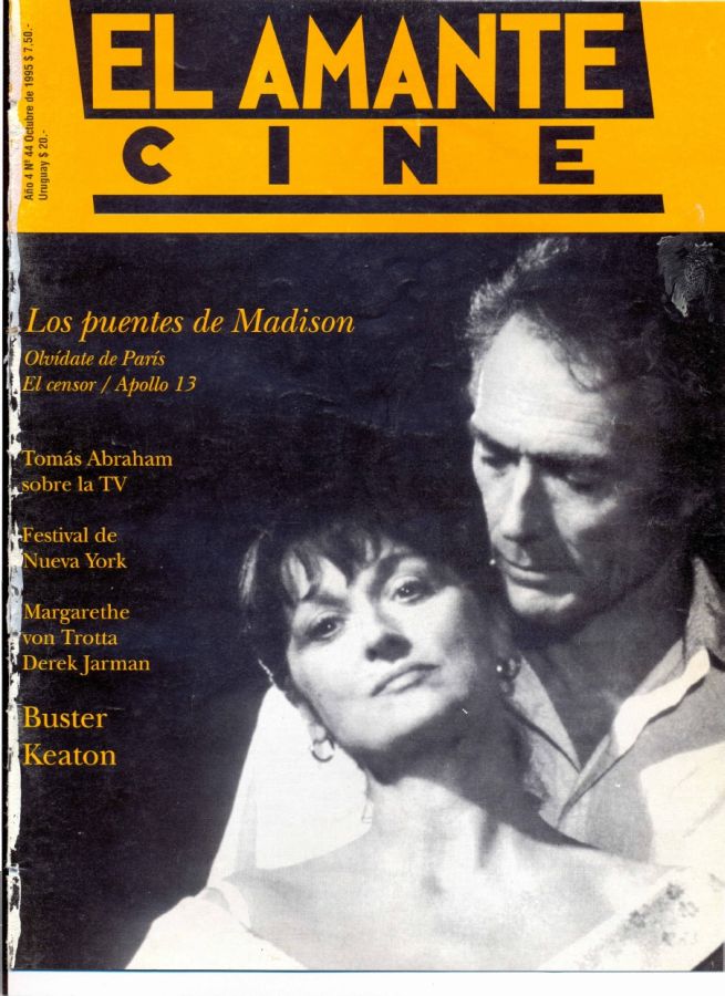 AMANTE CINE | EL magazine side cover Issue 44 October 1995