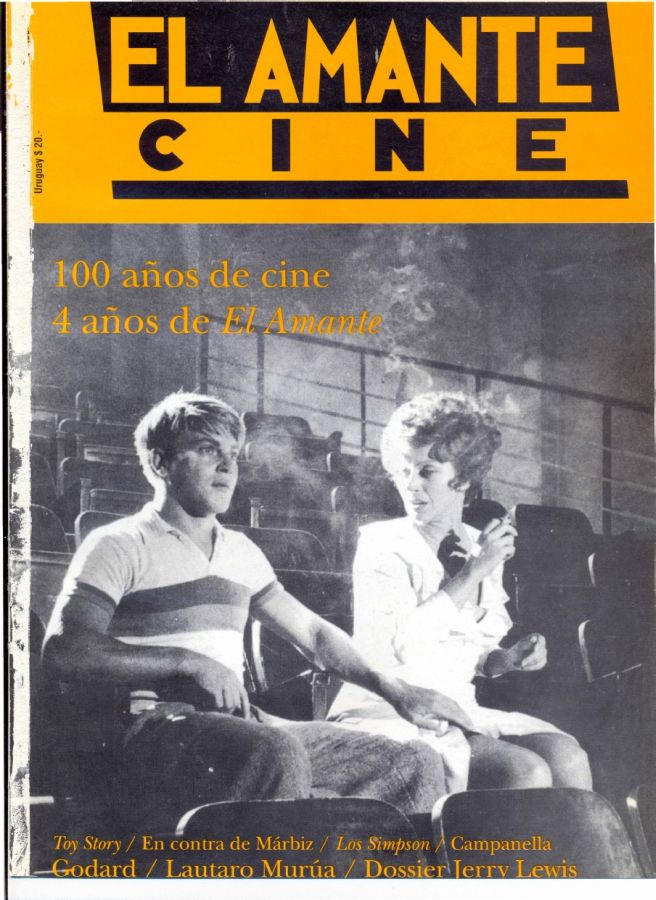 AMANTE CINE | EL magazine side cover Issue 46 December 1995