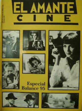 AMANTE CINE | EL magazine side cover Issue 47 January 1996