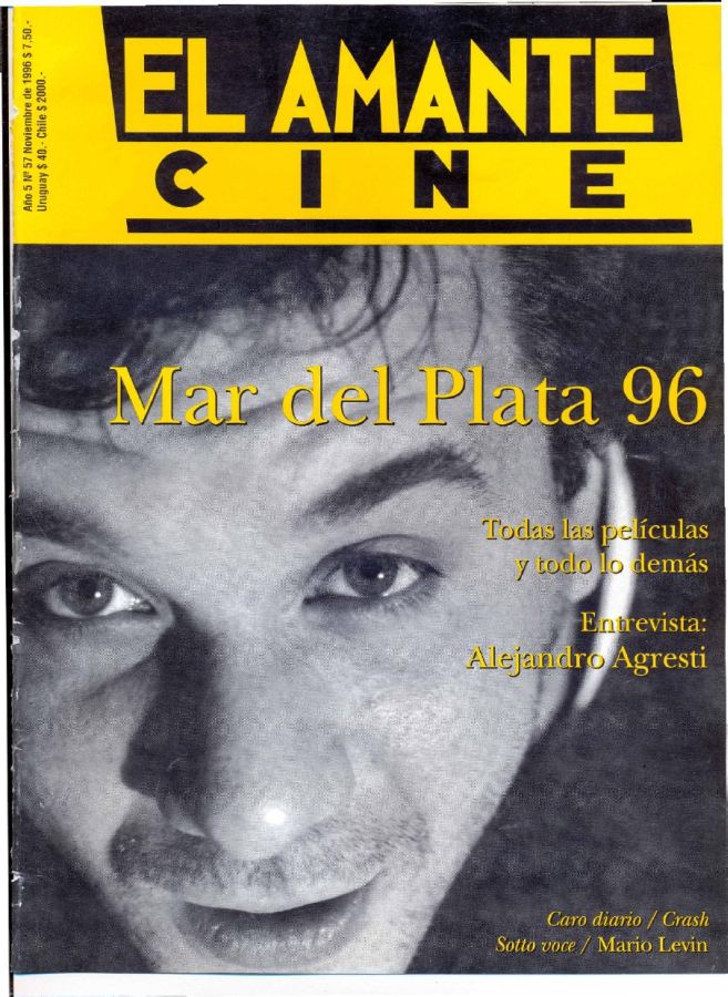 AMANTE CINE | EL magazine side cover Issue 57 November 1996