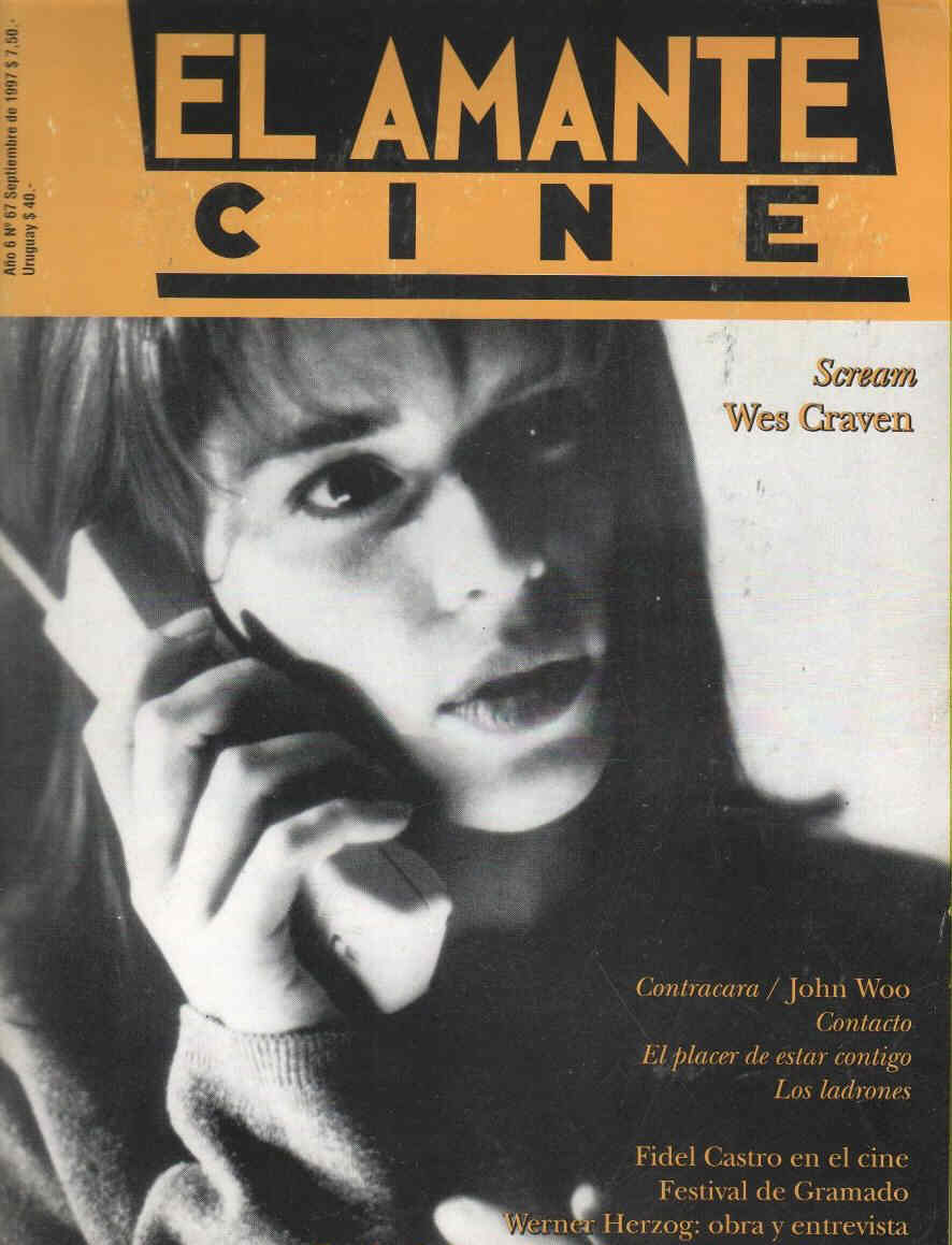 AMANTE CINE | EL magazine side cover Issue 67 September 1997