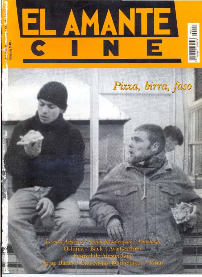 AMANTE CINE | EL magazine side cover Issue 70 December 1997