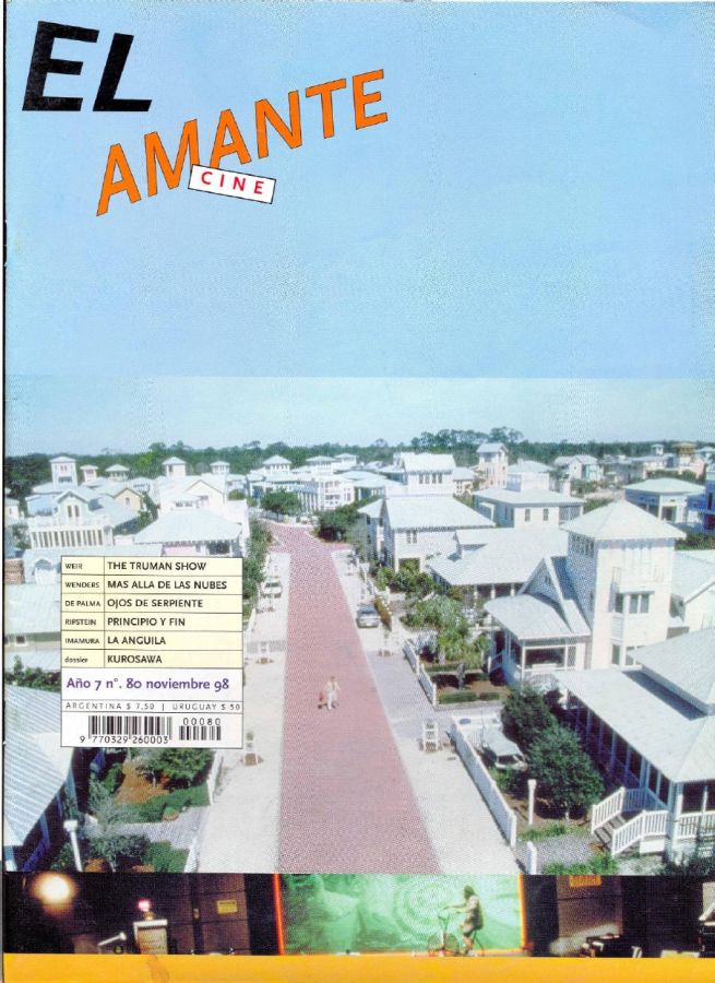 AMANTE CINE | EL magazine side cover Issue 80 November 1998