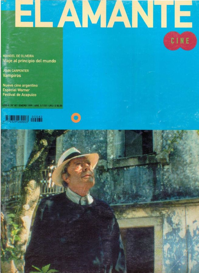 AMANTE CINE | EL magazine side cover Issue 82 January 1999