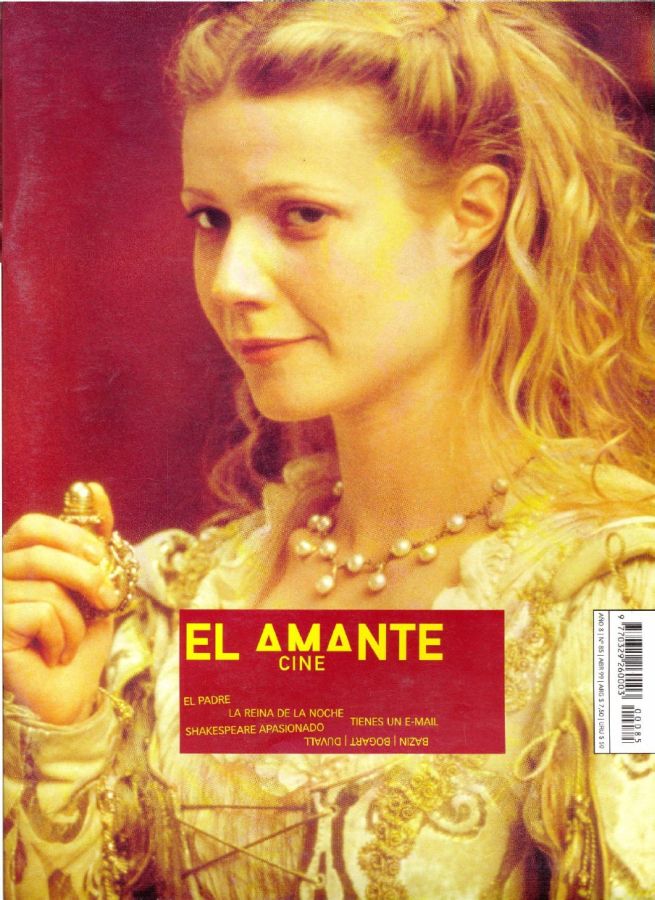 AMANTE CINE | EL magazine side cover Issue 85 April 1999
