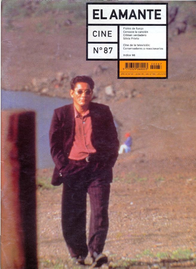 AMANTE CINE | EL magazine side cover Issue 87 June 1999