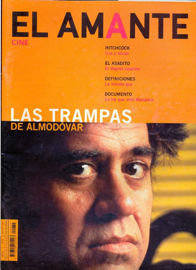 AMANTE CINE | EL magazine side cover Issue 89 August 1999