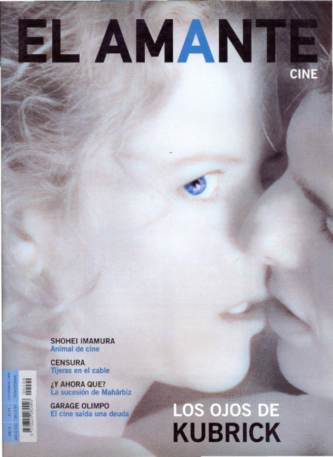 AMANTE CINE | EL magazine side cover Issue 90 September 1999