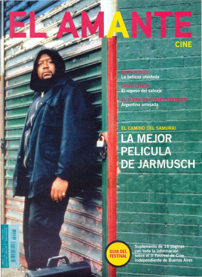 AMANTE CINE | EL magazine side cover Issue 97 April 2000