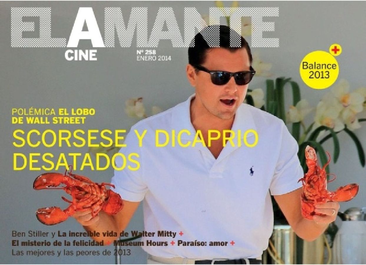 AMANTE CINE | EL magazine side cover Issue 258  January 2014