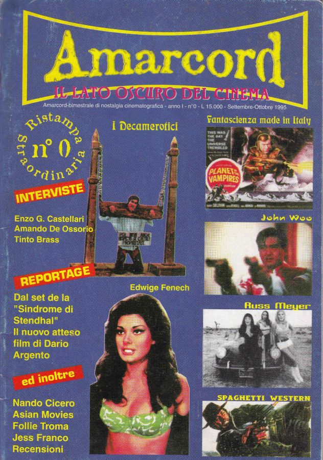AMARCORD magazine side cover September/October 1995