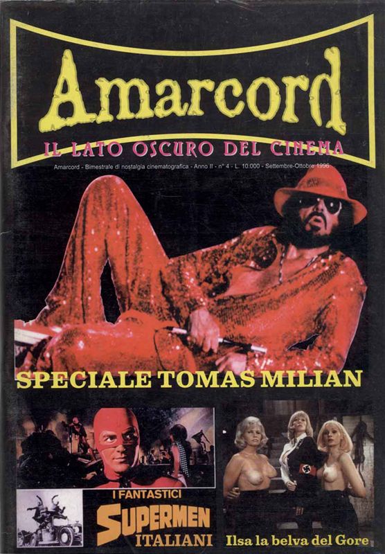 AMARCORD magazine side cover Issue 4 September/October 1996