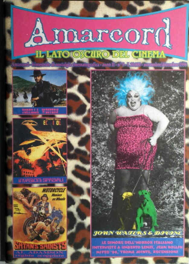 AMARCORD magazine side cover Issue 5  1996