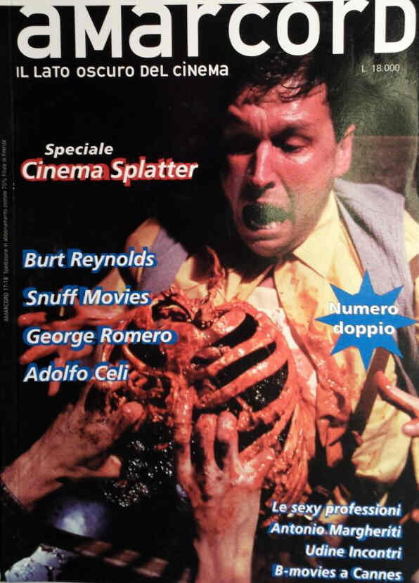AMARCORD magazine side cover Issue 17/18  1999