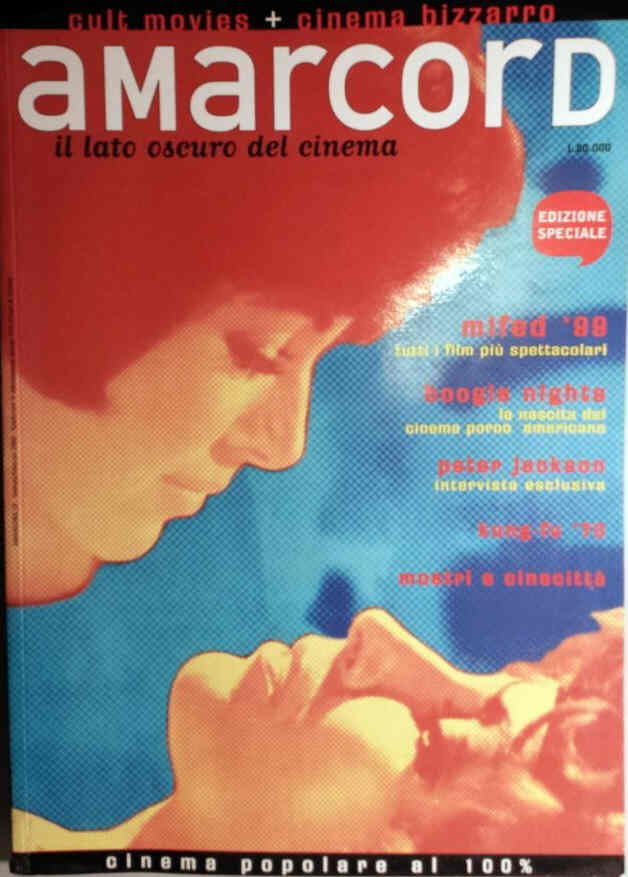 AMARCORD magazine side cover Issue 19  2000