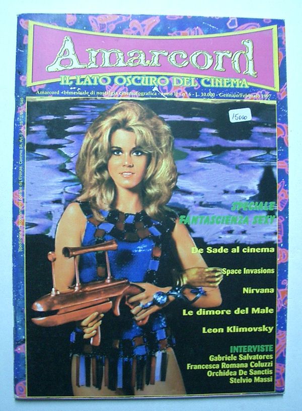 AMARCORD magazine side cover Issue 6 January/February 1997