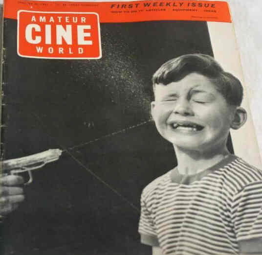 AMATEUR CINE WORLD magazine side cover 26 January 1961