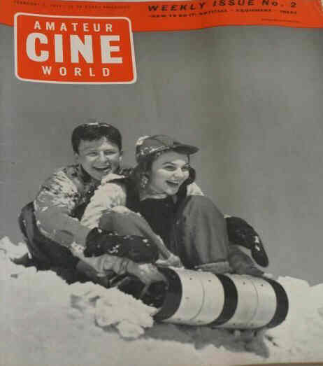 AMATEUR CINE WORLD magazine side cover 2 February 1961