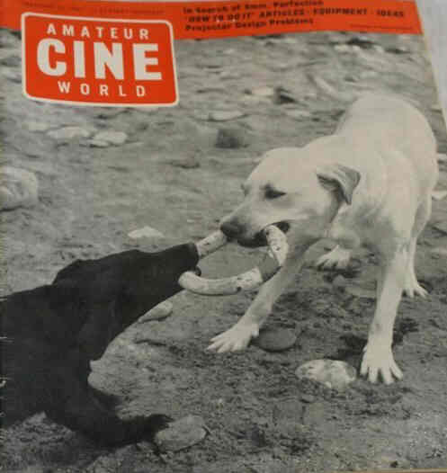 AMATEUR CINE WORLD magazine side cover 23 February 1961