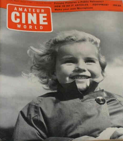 AMATEUR CINE WORLD magazine side cover 2 March 1961