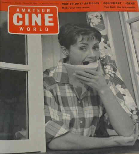 AMATEUR CINE WORLD magazine side cover 30 March 1961