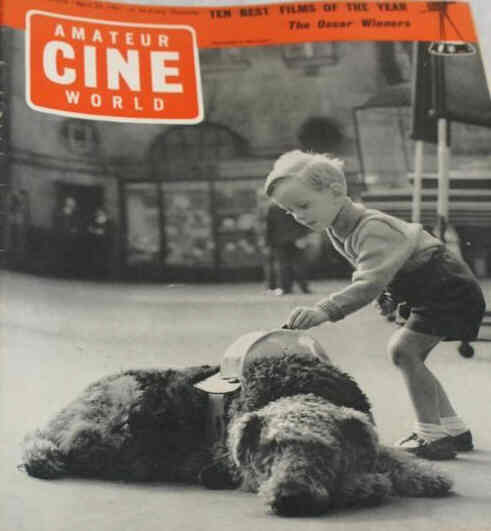 AMATEUR CINE WORLD magazine side cover 20 April 1961