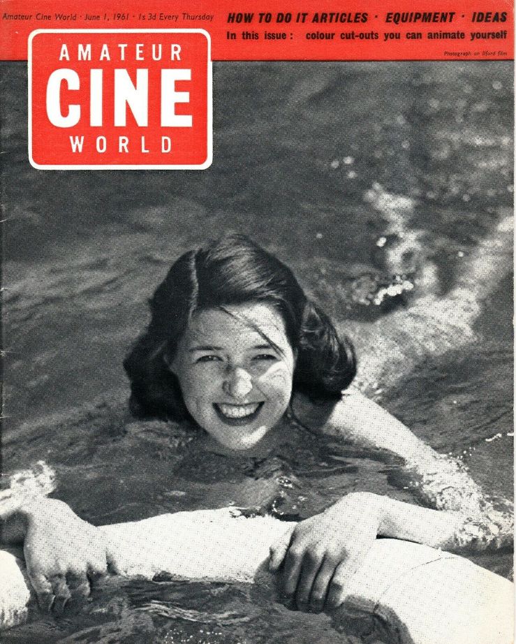 AMATEUR CINE WORLD magazine side cover 1 June 1961
