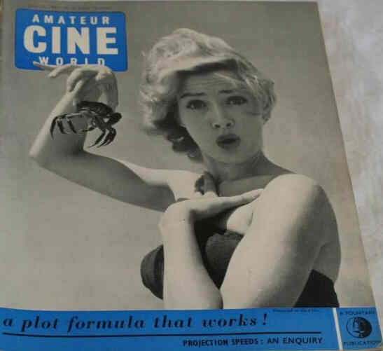 AMATEUR CINE WORLD magazine side cover 15 June 1961