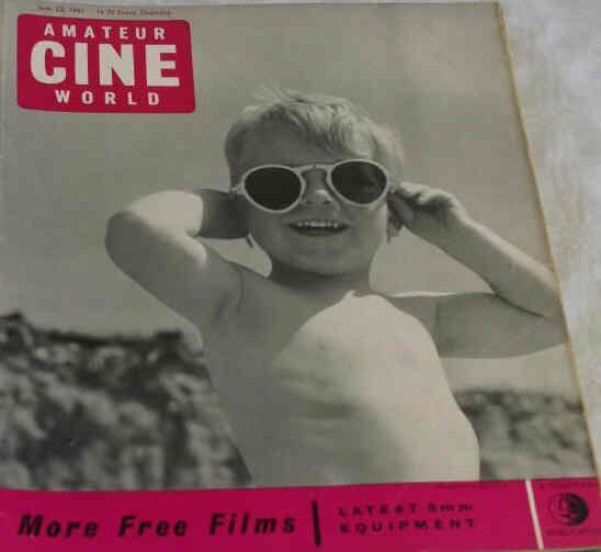 AMATEUR CINE WORLD magazine side cover 22 June 1961