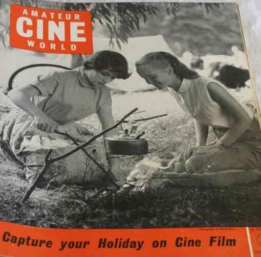 AMATEUR CINE WORLD magazine side cover 3 August 1961