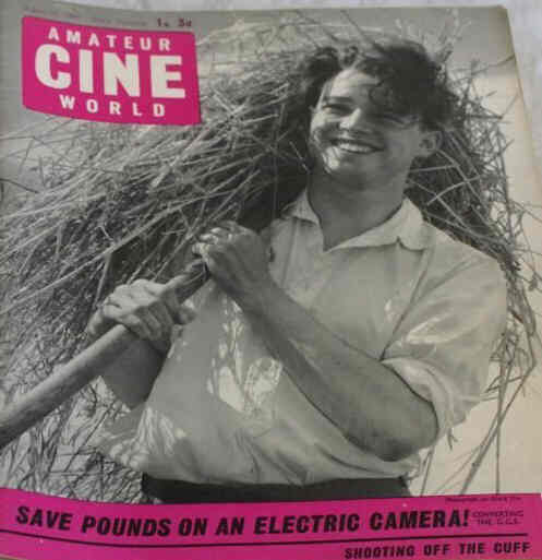 AMATEUR CINE WORLD magazine side cover 17 August 1961