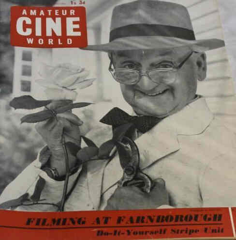 AMATEUR CINE WORLD magazine side cover 31 August 1961