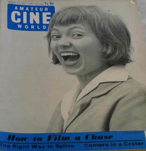 AMATEUR CINE WORLD magazine side cover 12 October 1961