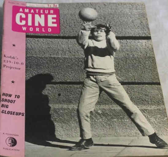 AMATEUR CINE WORLD magazine side cover 19 October 1961