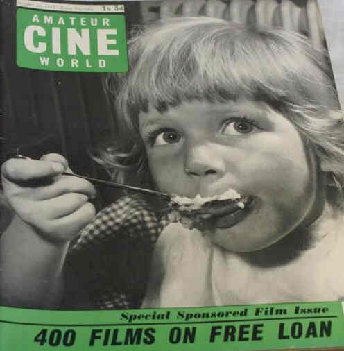 AMATEUR CINE WORLD magazine side cover 26 October 1961