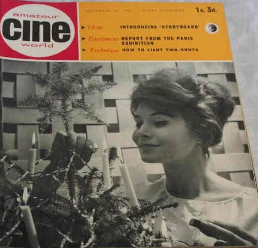 AMATEUR CINE WORLD magazine side cover 14 December 1961
