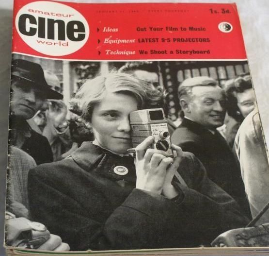 AMATEUR CINE WORLD magazine side cover 11 January 1962