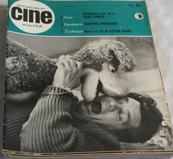 AMATEUR CINE WORLD magazine side cover 18 January 1962