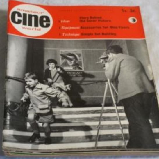 AMATEUR CINE WORLD magazine side cover 25 January 1962