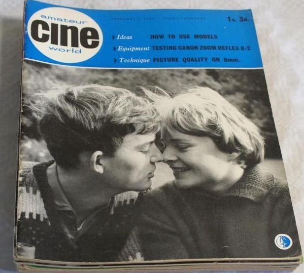 AMATEUR CINE WORLD magazine side cover 1 February 1962