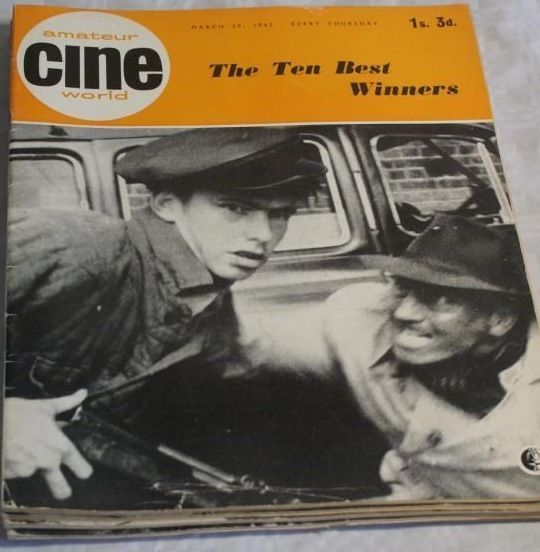 AMATEUR CINE WORLD magazine side cover 29 March 1962